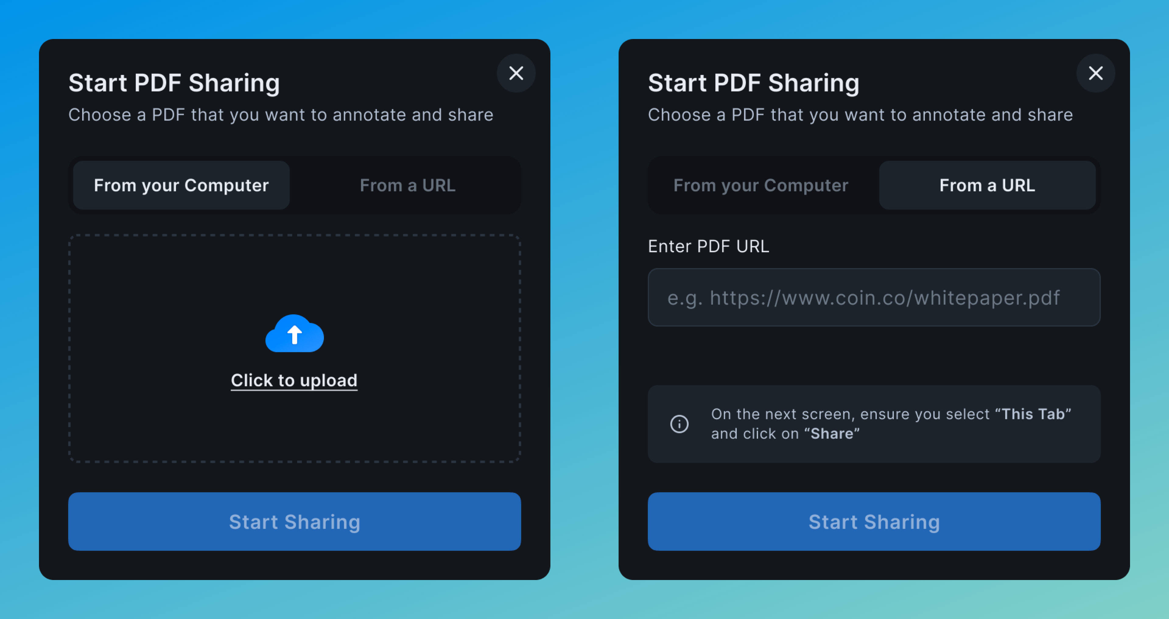 PDF Selection